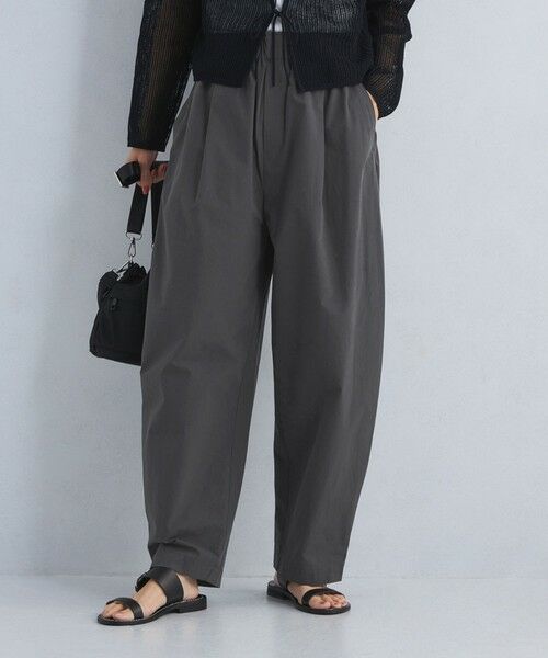 green label relaxing/グリーンレーベル リラクシング ［size SHORTあり］イージー カーブ パンツ DK. GRAY M(38)