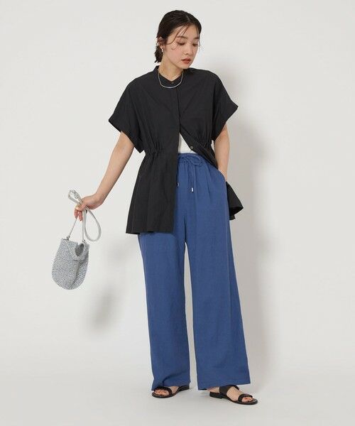 size SHORT/TALLあり］BREEZE LINEN ブリーズリネン ワイド