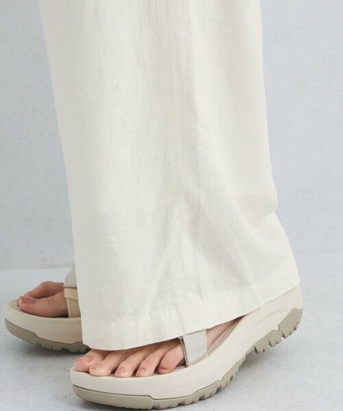 size SHORT/TALLあり］BREEZE LINEN ブリーズリネン ワイド