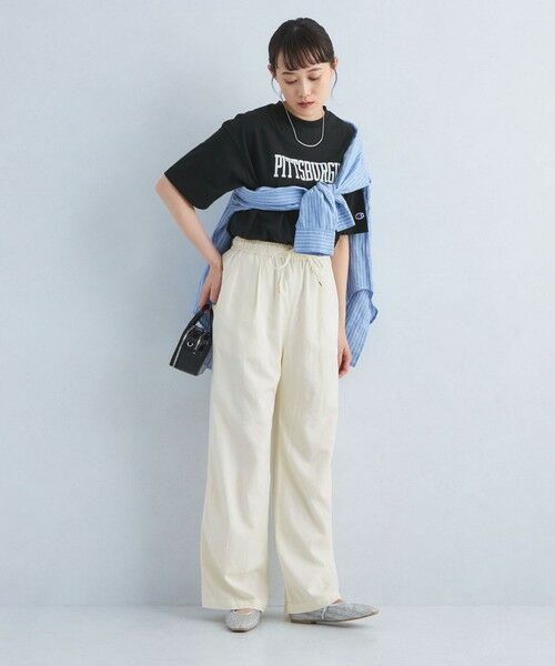 8万 LAFAYETTE 148 NY  リネン パンツ ワイド 白 4 Jodhpur Cloth Cropped Bleecker Pants | Lafayette 148 New York