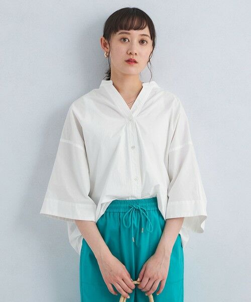 green label relaxing/グリーンレーベル リラクシング ドルマンスリーブ シャツ OFF WHITE FREE green label relaxing/グリーンレーベル リラクシング ドルマンスリーブ シャツ OFF WHITE FREE