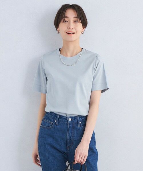 green label relaxing/グリーンレーベル リラクシング スタンダード Tシャツ LT. BLUE L(40) green label relaxing/グリーンレーベル リラクシング スタンダード Tシャツ LT. BLUE L(40)