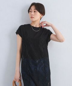 green label relaxing / グリーンレーベル リラクシング カットソー | グロッシー フレンチスリーブ Tシャツ -制菌-