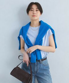 green label relaxing / グリーンレーベル リラクシング カットソー | グロッシー フレンチスリーブ Tシャツ -制菌-