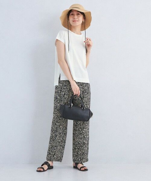 green label relaxing / グリーンレーベル リラクシング カットソー | グロッシー フレンチスリーブ Tシャツ -制菌- | 詳細3