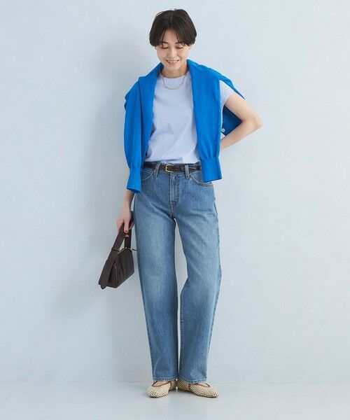 green label relaxing / グリーンレーベル リラクシング カットソー | グロッシー フレンチスリーブ Tシャツ -制菌- | 詳細21