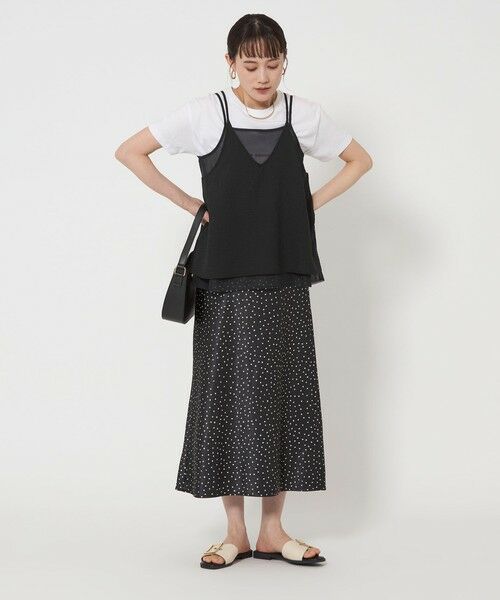 SUKALA リブドレープキャミソール　ディープグリーンL SUKALA】リブドレープキャミソール(S・Mサイズ ディープグリーン