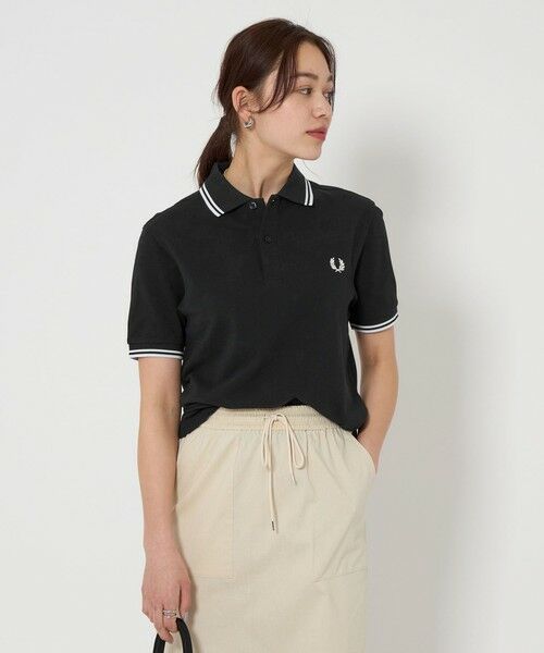 FRED PERRY＞ツインティップ ポロシャツ （ポロシャツ）｜green