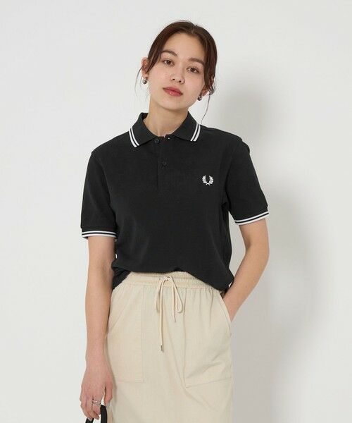 green label relaxing/グリーンレーベル リラクシング <FRED PERRY>ツインティップ ポロシャツ NAVY S green label relaxing/グリーンレーベル リラクシング <FRED PERRY>ツインティップ ポロシャツ NAVY S