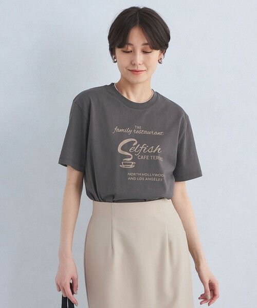 green label relaxing/グリーンレーベル リラクシング SLF ロゴ Tシャツ DK. GRAY FREE green label relaxing/グリーンレーベル リラクシング SLF ロゴ Tシャツ DK. GRAY FREE
