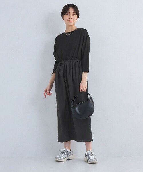 green label relaxing/グリーンレーベル リラクシング コクーン ドッキング ワンピース BLACK FREE green label relaxing/グリーンレーベル リラクシング コクーン ドッキング ワンピース BLACK FREE