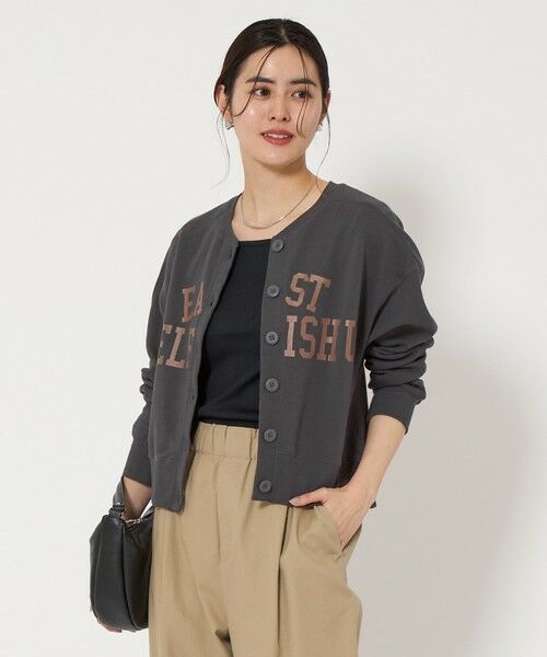 green label relaxing/グリーンレーベル リラクシング スウェット カーディガン DK. GRAY FREE green label relaxing/グリーンレーベル リラクシング スウェット カーディガン DK. GRAY FREE