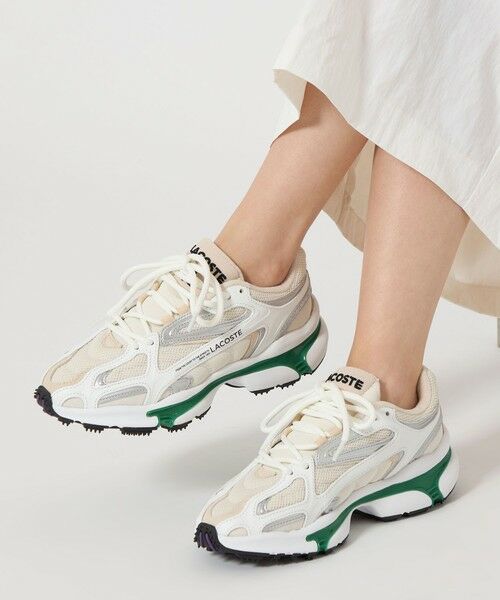 green label relaxing/グリーンレーベル リラクシング <LACOSTE>スニーカ- / L003 2K24 124 1 SFA OFF WHITE 23.5cm(UK 4) green label relaxing/グリーンレーベル リラクシング <LACOSTE>スニーカ- / L003 2K24 124 1 SFA OFF WHITE 23.5cm(UK 4)
