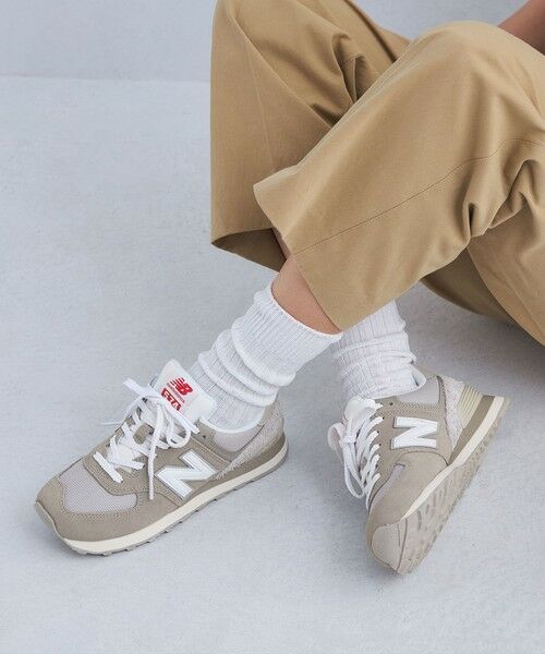 green label relaxing/グリーンレーベル リラクシング <New Balance>574 スニーカー/ U574 BKR / U574GRR MD. GRAY 24cm green label relaxing/グリーンレーベル リラクシング <New Balance>574 スニーカー/ U574 BKR / U574GRR MD. GRAY 24cm