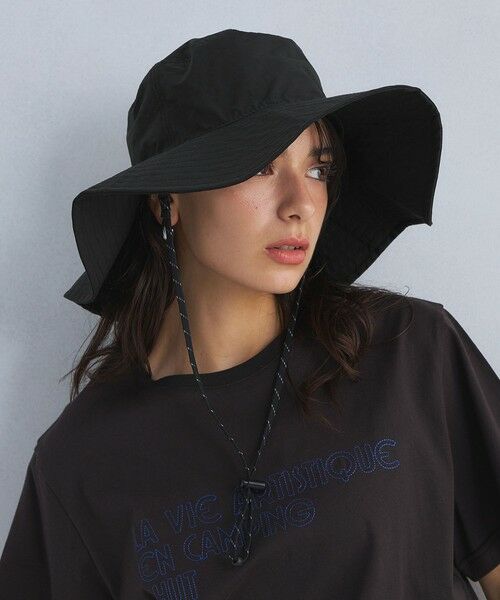 グリーンレーベルリラクシング別注　NEW ERA ワイドブリム ハット撥水　新品 矢野未希子さん着用】【別注】＜ NEW ERA ＞ワイドブリム ハット