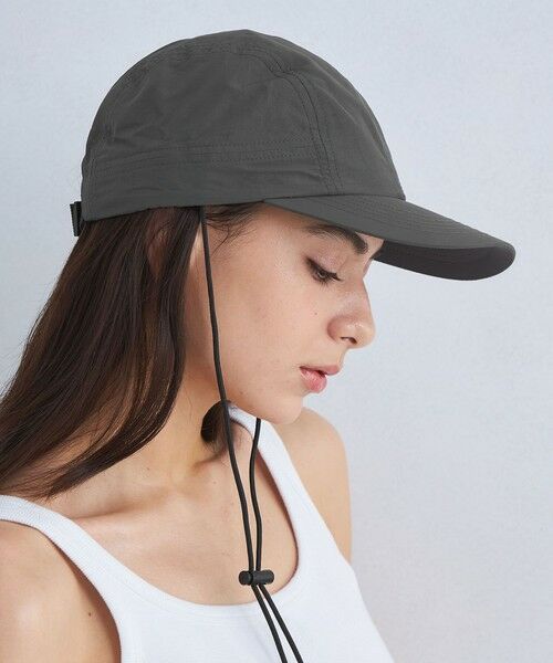 green label relaxing/グリーンレーベル リラクシング 2WAY コード付き キャップ 2 / CAP - UVカット - DK. GRAY FREE green label relaxing/グリーンレーベル リラクシング 2WAY コード付き キャップ 2 / CAP - UVカット - DK. GRAY FREE