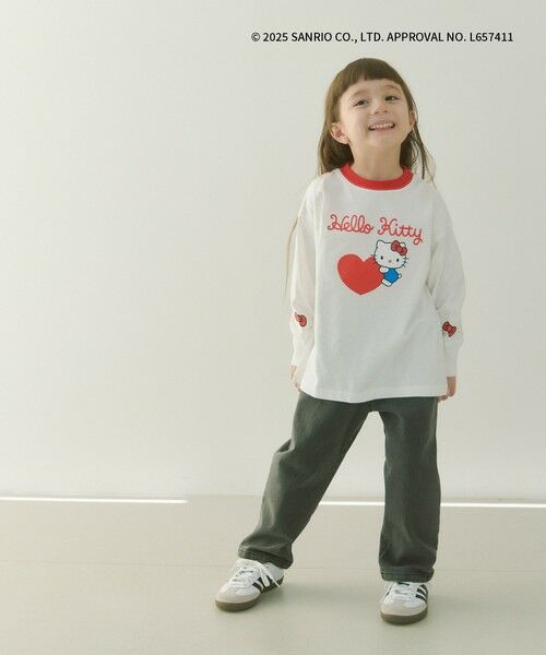 green label relaxing/グリーンレーベル リラクシング 【別注】<URBAMENT>SANRIO CHARACTERS ロングスリーブTシャツ / キッズ 100cm-130cm WHITE 130cm green label relaxing/グリーンレーベル リラクシング 【別注】<URBAMENT>SANRIO CHARACTERS ロングスリーブTシャツ / キッズ 100cm-130cm WHITE 130cm