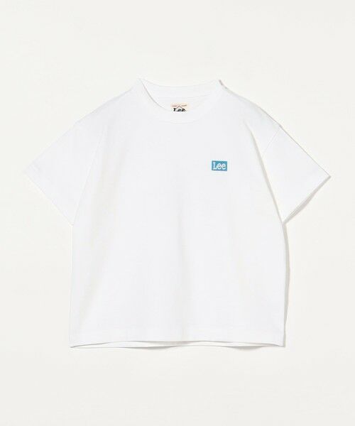 green label relaxing/グリーンレーベル リラクシング <Lee>ロゴ Tシャツ / キッズ 110cm-130cm WHITE 120cm green label relaxing/グリーンレーベル リラクシング <Lee>ロゴ Tシャツ / キッズ 110cm-130cm WHITE 120cm