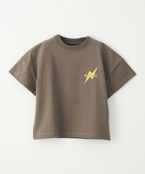 green label relaxing/グリーンレーベル リラクシング 【別注】<WILD THINGS>ショートスリーブ Tシャツ / キッズ 110cm-130cm MD. GRAY XS(110-120cm) green label relaxing/グリーンレーベル リラクシング 【別注】<WILD THINGS>ショートスリーブ Tシャツ / キッズ 110cm-130cm MD. GRAY XS(110-120cm)