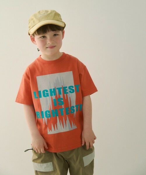 green label relaxing/グリーンレーベル リラクシング 【別注】<WILD THINGS>ショートスリーブビッグTシャツ ICE / キッズ 110cm-130cm ORANGE S(120-130cm) green label relaxing/グリーンレーベル リラクシング 【別注】<WILD THINGS>ショートスリーブビッグTシャツ ICE / キッズ 110cm-130cm ORANGE S(120-130cm)