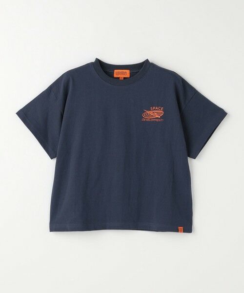 green label relaxing/グリーンレーベル リラクシング 【別注】<UNIVERSAL OVERALL>プリント ショートスリーブ Tシャツ / キッズ 100cm-130cm NAVY 100cm-110cm(XS) green label relaxing/グリーンレーベル リラクシング 【別注】<UNIVERSAL OVERALL>プリント ショートスリーブ Tシャツ / キッズ 100cm-130cm NAVY 100cm-110cm(XS)