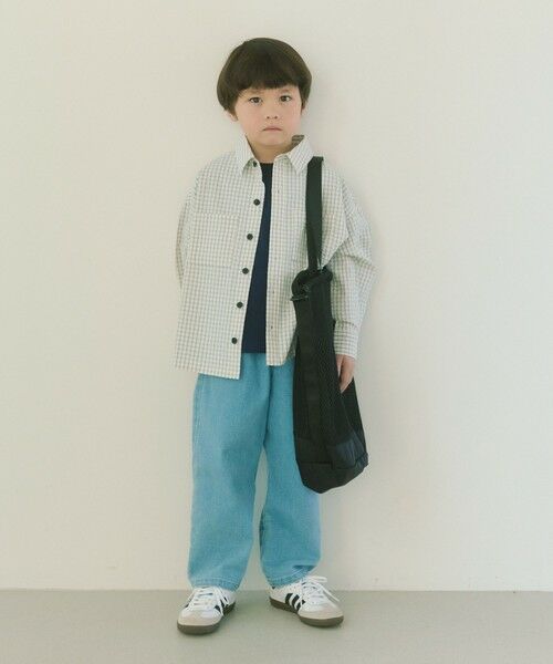 green label relaxing / グリーンレーベル リラクシング ショルダーバッグ | ＜KiU＞ダブルメッシュドローストリングショルダー バッグ | 詳細1