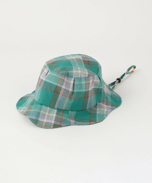 green label relaxing/グリーンレーベル リラクシング チェック バケットハット 紐付き KELLY FREE(53-55cm) green label relaxing/グリーンレーベル リラクシング チェック バケットハット 紐付き KELLY FREE(53-55cm)