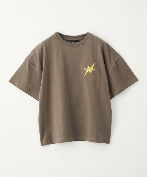 green label relaxing/グリーンレーベル リラクシング 【別注】<WILD THINGS>ショートスリーブ Tシャツ / キッズ 140cm-160cm MD. GRAY L(160cm) green label relaxing/グリーンレーベル リラクシング 【別注】<WILD THINGS>ショートスリーブ Tシャツ / キッズ 140cm-160cm MD. GRAY L(160cm)