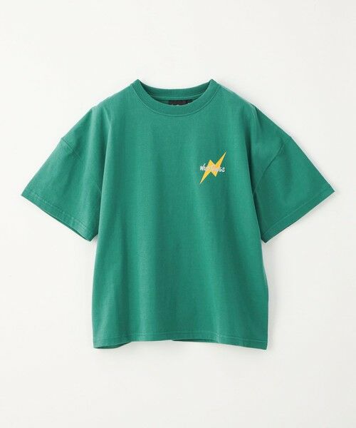 green label relaxing/グリーンレーベル リラクシング 【別注】<WILD THINGS>ショートスリーブ Tシャツ / キッズ 140cm-160cm TURQUOISE L(160cm) green label relaxing/グリーンレーベル リラクシング 【別注】<WILD THINGS>ショートスリーブ Tシャツ / キッズ 140cm-160cm TURQUOISE L(160cm)