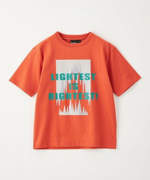 green label relaxing/グリーンレーベル リラクシング 【別注】<WILD THINGS>ショートスリーブビッグTシャツ ICE / キッズ 140cm-160cm ORANGE L(160cm) green label relaxing/グリーンレーベル リラクシング 【別注】<WILD THINGS>ショートスリーブビッグTシャツ ICE / キッズ 140cm-160cm ORANGE L(160cm)