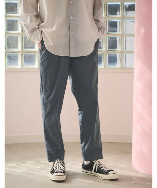 green label relaxing/グリーンレーベル リラクシング WONDER CLOTH オルマイ イージーパンツ -ストレッチ・接触冷感・吸水速乾- NAVY M green label relaxing/グリーンレーベル リラクシング WONDER CLOTH オルマイ イージーパンツ -ストレッチ・接触冷感・吸水速乾- NAVY M