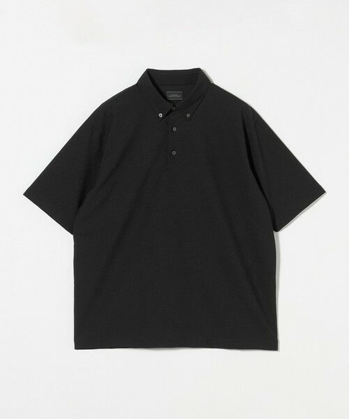 G/FORE 速乾生地ポロシャツ Mブラック/グリーン MEN ESSENTIALピケポロシャツ グリーン