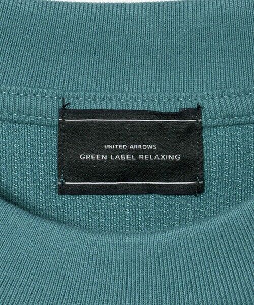 GIZA ハニカム クルーネック 半袖 Tシャツ （Tシャツ）｜green