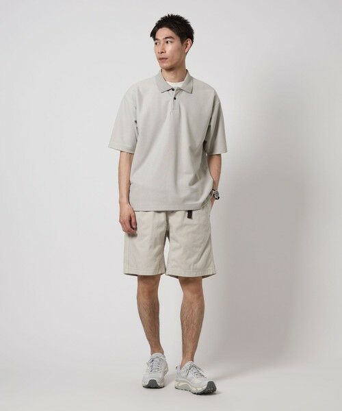 セール】 GIZA ハニカム 半袖 ポロシャツ （Tシャツ）｜green