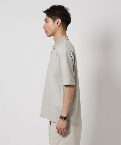 セール】 GIZA ハニカム 半袖 ポロシャツ （Tシャツ）｜green