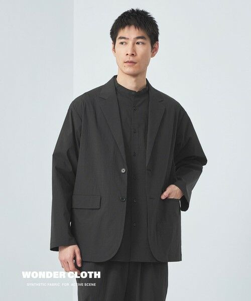 WONDER CLOTH カジュアル ジャケット -ストレッチ・接触冷感