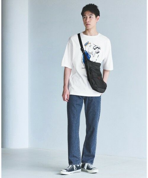 green label relaxing / グリーンレーベル リラクシング ショルダーバッグ | 【別注】＜BRIEFING＞GLR リップストップ メッシュ ヨコ ショルダーバッグ | 詳細1