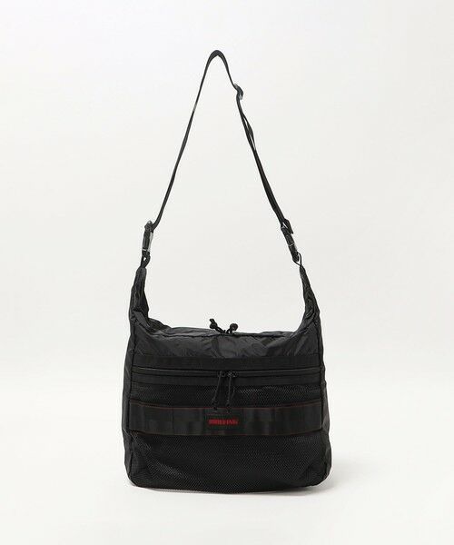 green label relaxing / グリーンレーベル リラクシング ショルダーバッグ | 【別注】＜BRIEFING＞GLR リップストップ メッシュ ヨコ ショルダーバッグ | 詳細3