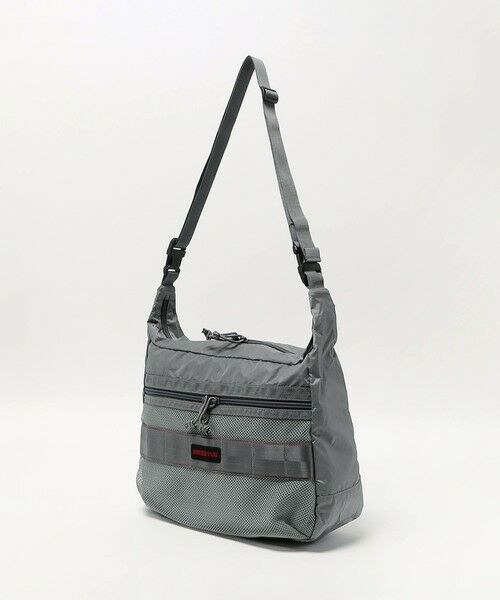 green label relaxing / グリーンレーベル リラクシング ショルダーバッグ | 【別注】＜BRIEFING＞GLR リップストップ メッシュ ヨコ ショルダーバッグ | 詳細11