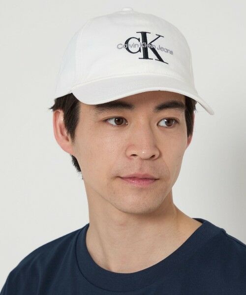green label relaxing / グリーンレーベル リラクシング キャップ | ＜Calvin Klein＞モノグラムロゴ BB キャップ | 詳細1