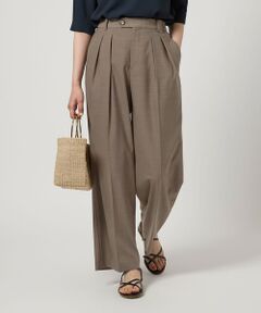 green label relaxing / グリーンレーベル リラクシング スラックス・ドレスパンツ | ［size SHORTあり］キチントボトムス コンフィ ワイド パンツ