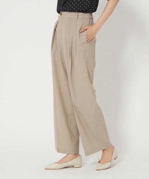 green label relaxing / グリーンレーベル リラクシング スラックス・ドレスパンツ | ［size SHORTあり］キチントボトムス コンフィ ワイド パンツ | 詳細14