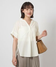 ⭐️新品⭐️greenlabelrelaxing 「at ease」ブラウス green label relaxing / グリーンレーベル リラクシング