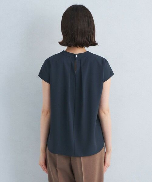 green label relaxing / グリーンレーベル リラクシング シャツ・ブラウス | チャーム ボウタイ フレンチスリーブ ブラウス | 詳細11