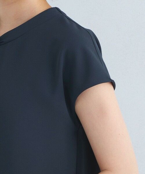 green label relaxing / グリーンレーベル リラクシング シャツ・ブラウス | チャーム ボウタイ フレンチスリーブ ブラウス | 詳細13