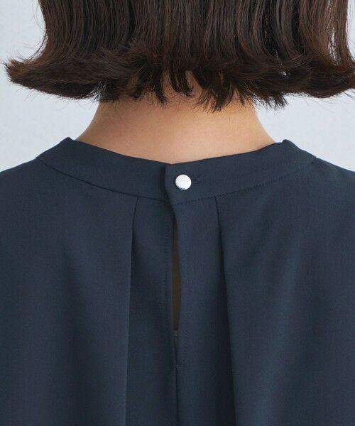 green label relaxing / グリーンレーベル リラクシング シャツ・ブラウス | チャーム ボウタイ フレンチスリーブ ブラウス | 詳細15