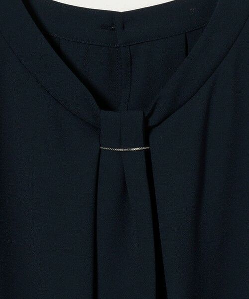 green label relaxing / グリーンレーベル リラクシング シャツ・ブラウス | チャーム ボウタイ フレンチスリーブ ブラウス | 詳細23