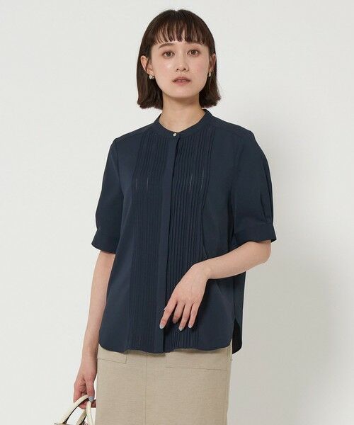 Henrik Vibskov Pina プリーツ ショートスリーブ ブラウス Henrik Vibskov Pina プリーツ ショートスリーブ ブラウス