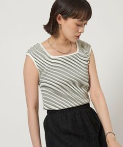 green label relaxing / グリーンレーベル リラクシング カットソー | ブライトリブ フレンチスリーブ プルオーバー カットソー -制菌-