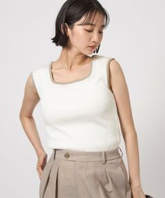 green label relaxing / グリーンレーベル リラクシング カットソー | ブライトリブ フレンチスリーブ プルオーバー カットソー -制菌-